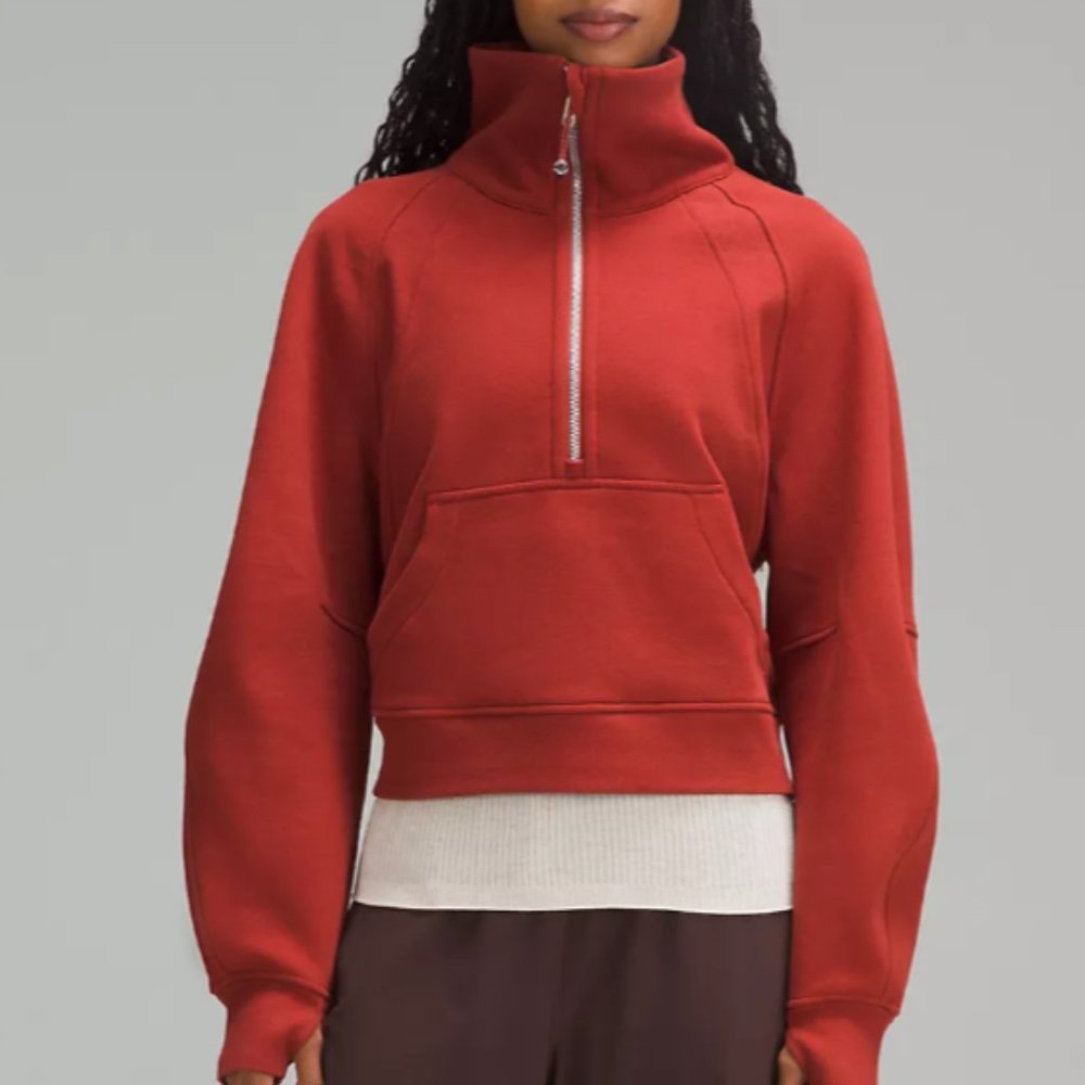 Scuba Oversized Funnel-Neck Half Zip